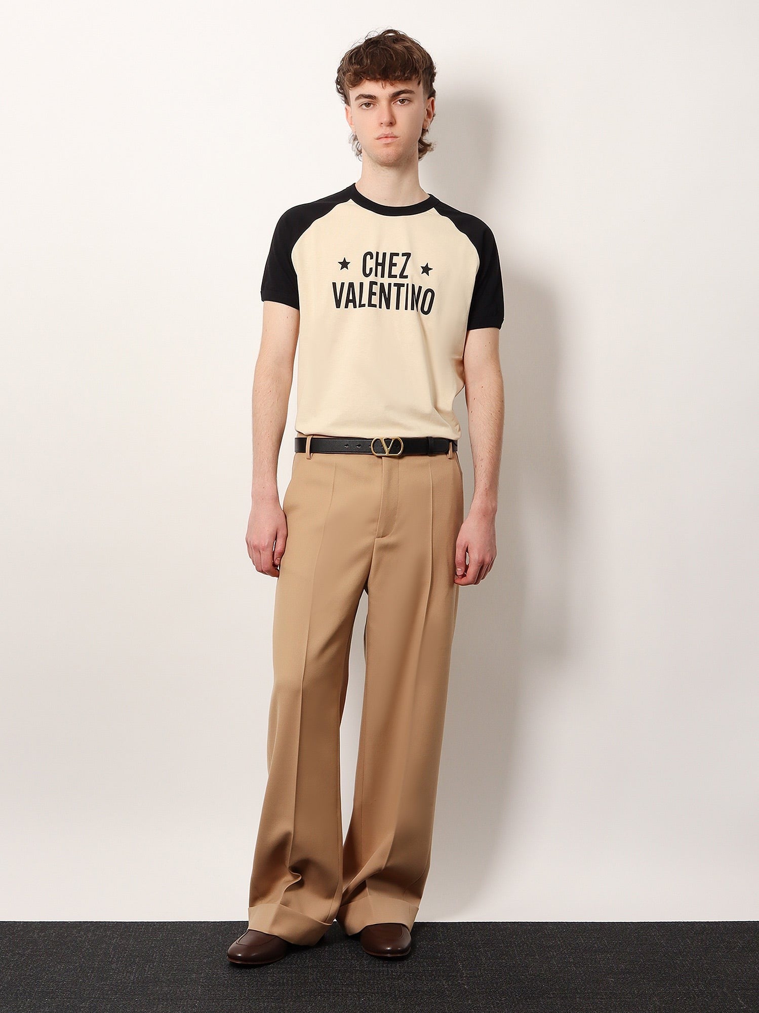 Virgin wool trousers