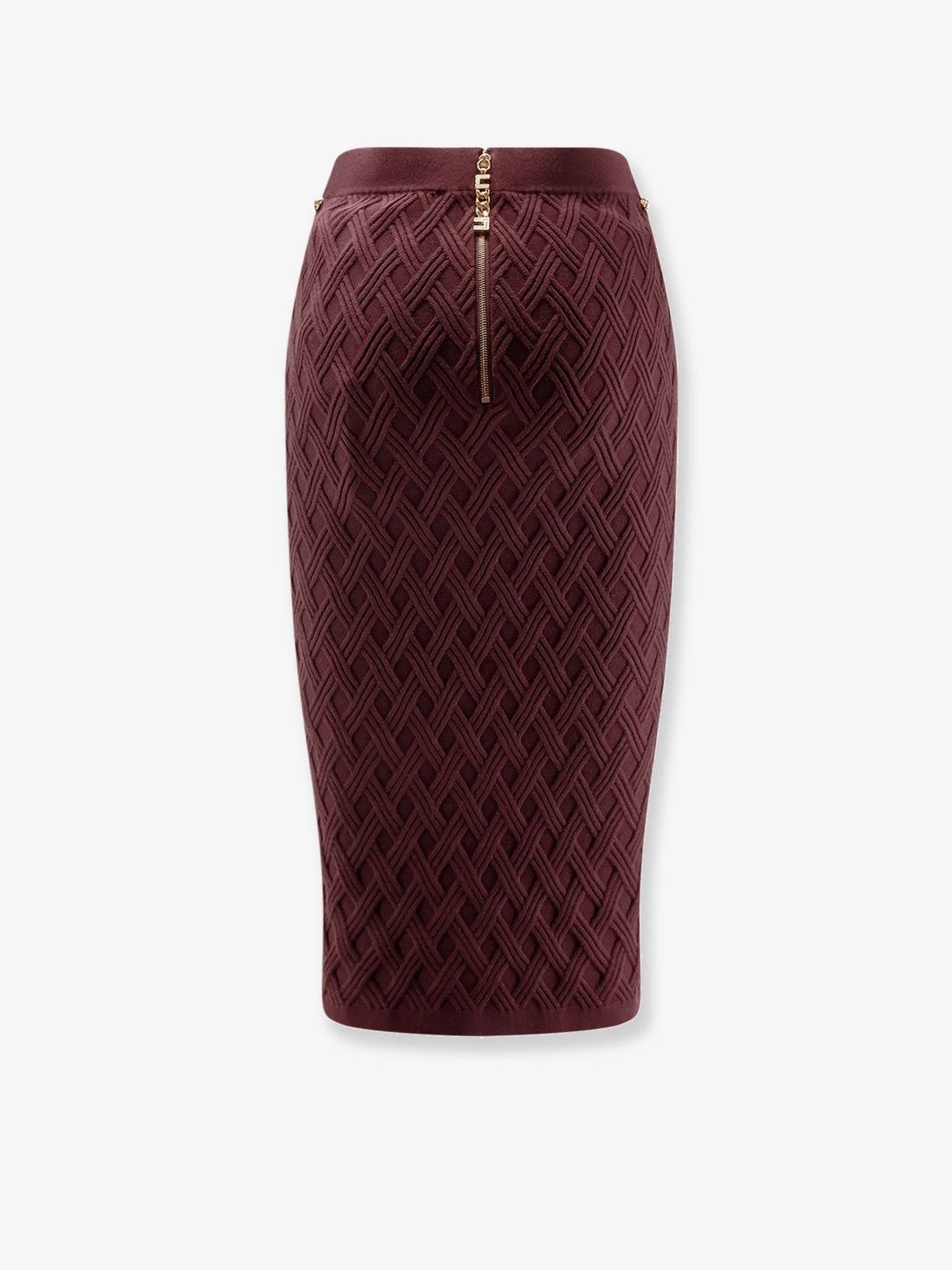 Viscose blend pencil skirt