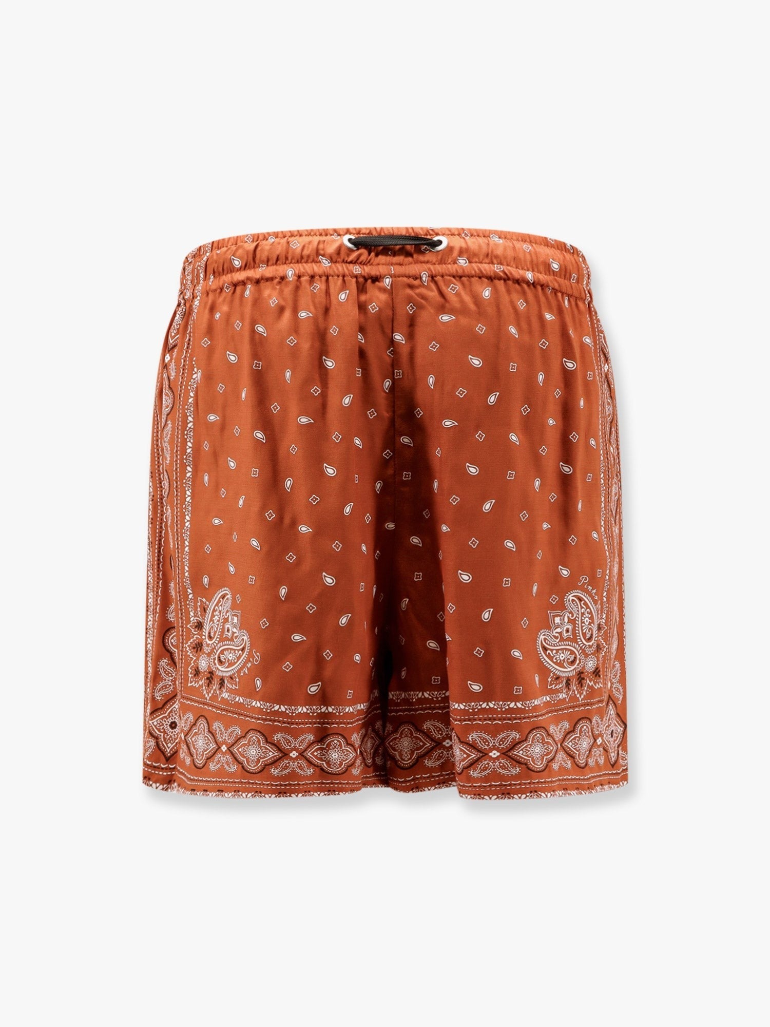 Viscose shorts with bandana print