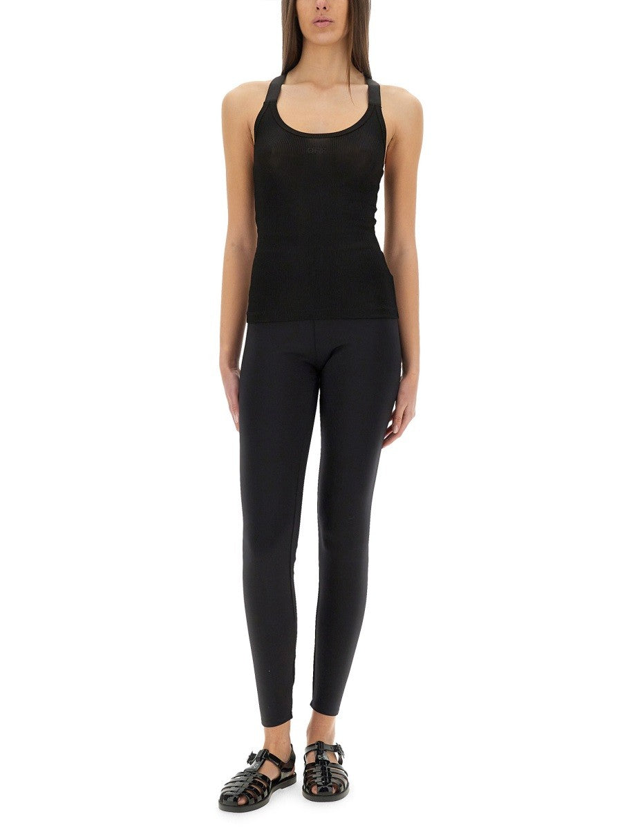 VISCOSE TOP WITH LOGO