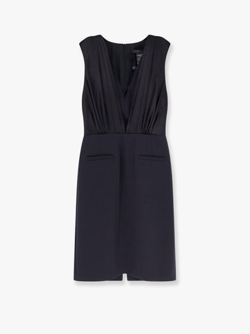 Vittor midi dress with silk insert