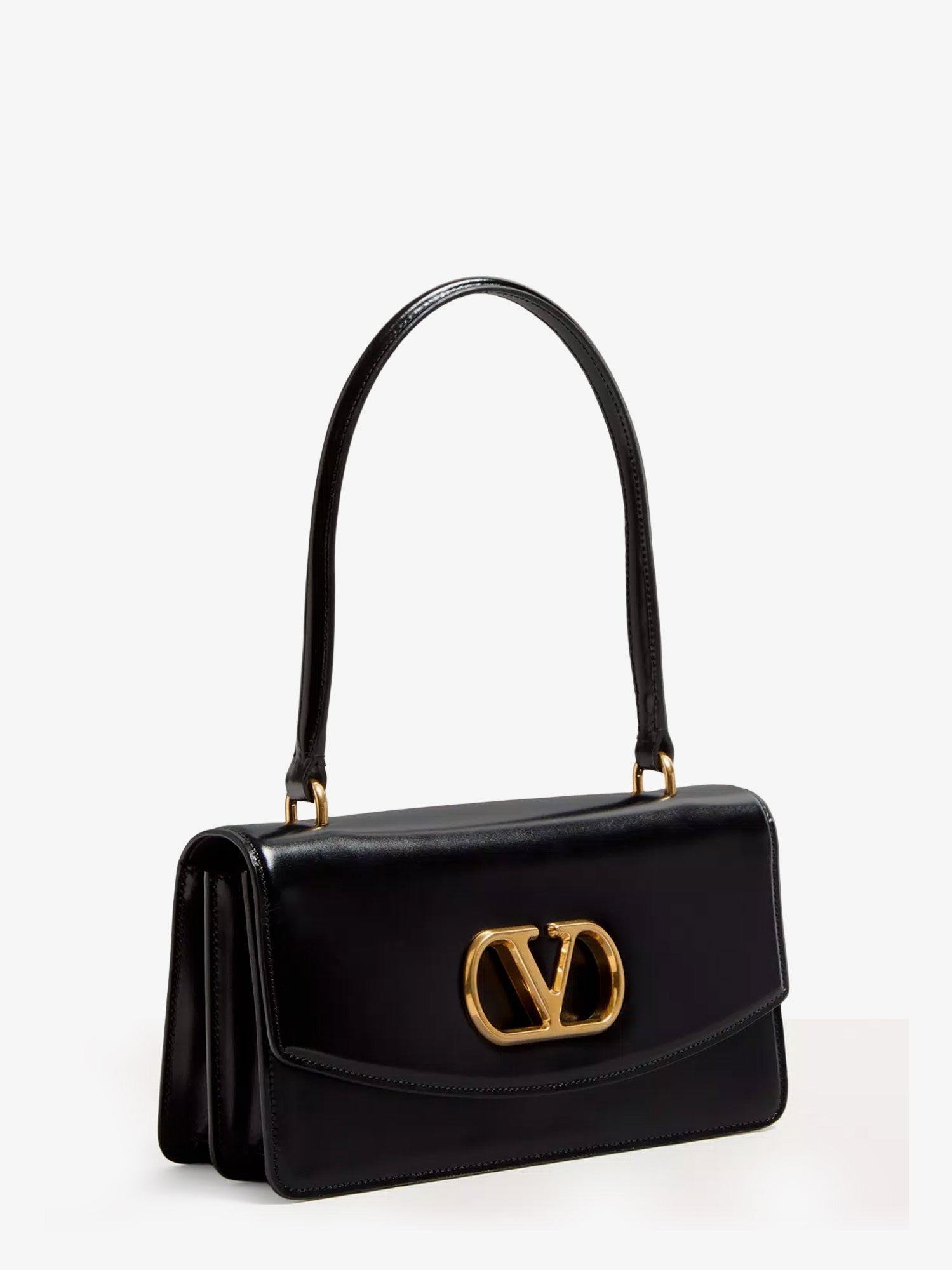 Vlogo leather shoulder bag