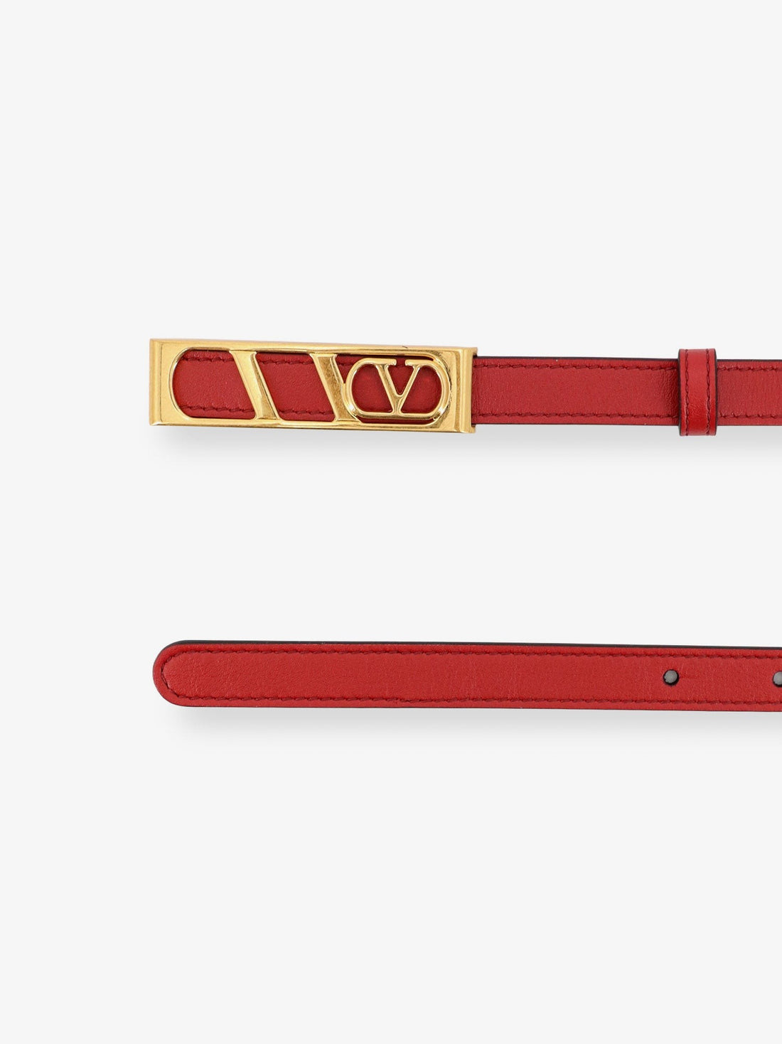 VLogo Signature leather belt