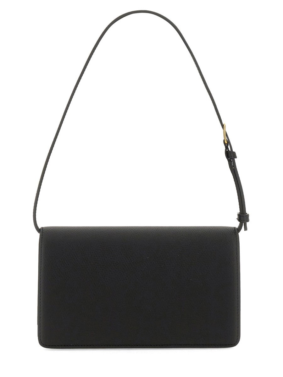 VLOGO SIGNATURE SHOULDER STRAP WALLET