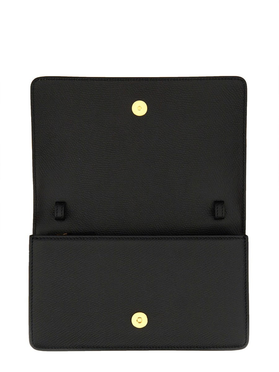 VLOGO SIGNATURE SHOULDER STRAP WALLET