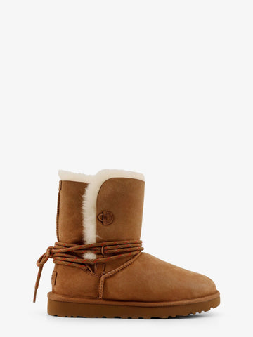 W Bailey Tie suede ankle boots