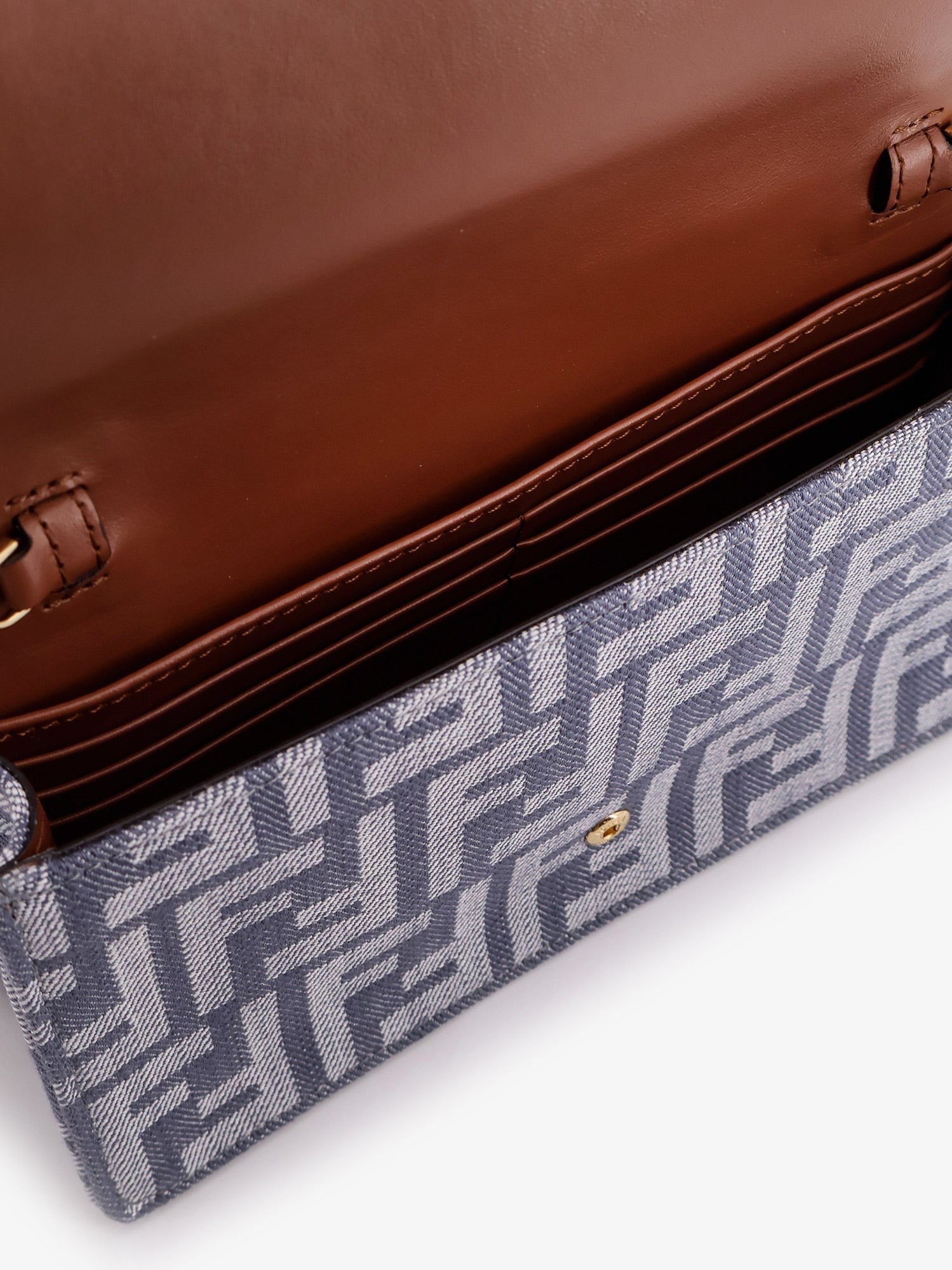 Wallet on chain Baguette shoulder bag