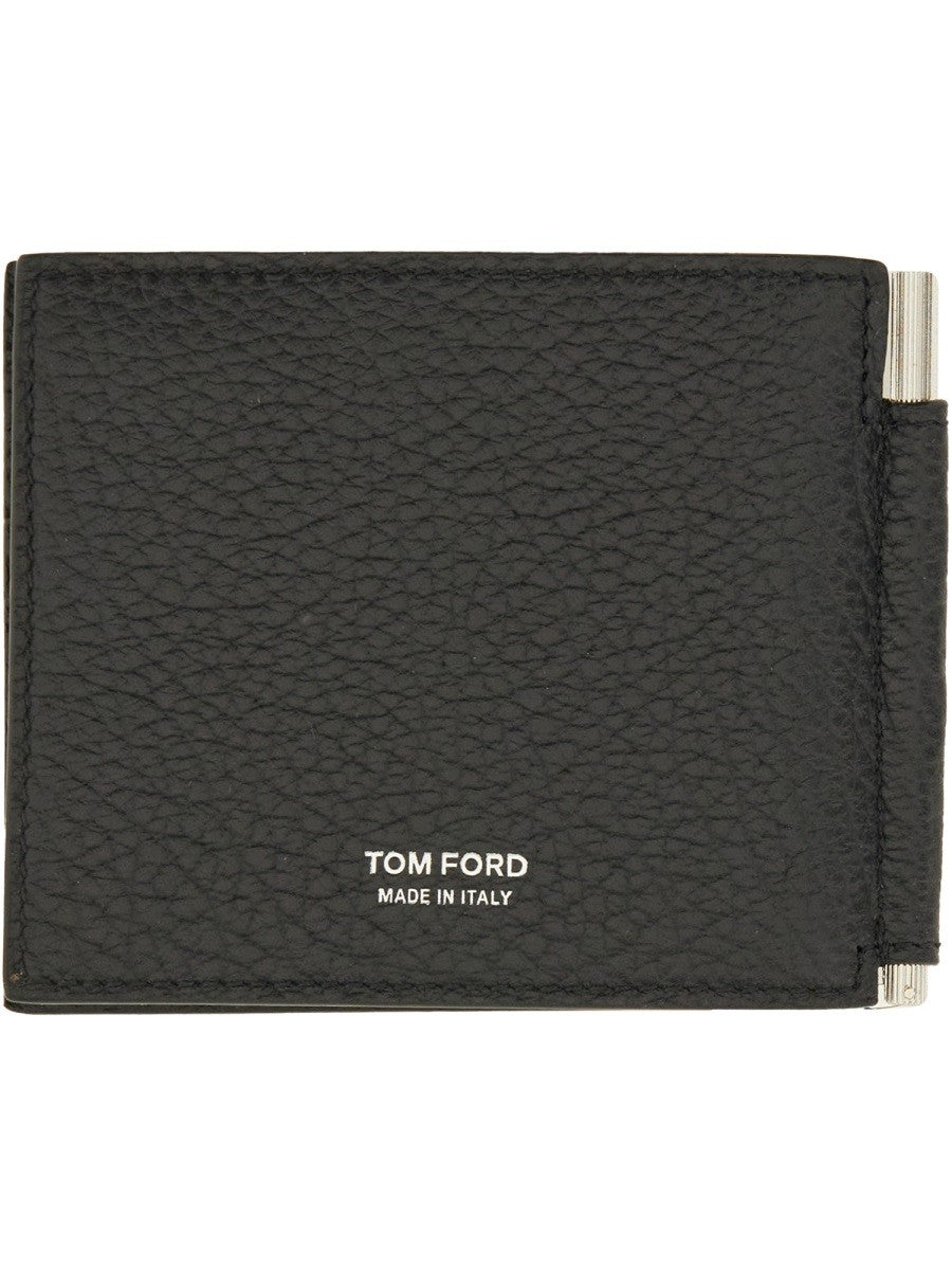 WALLET WITH T-SHAPED MONEY CLIP