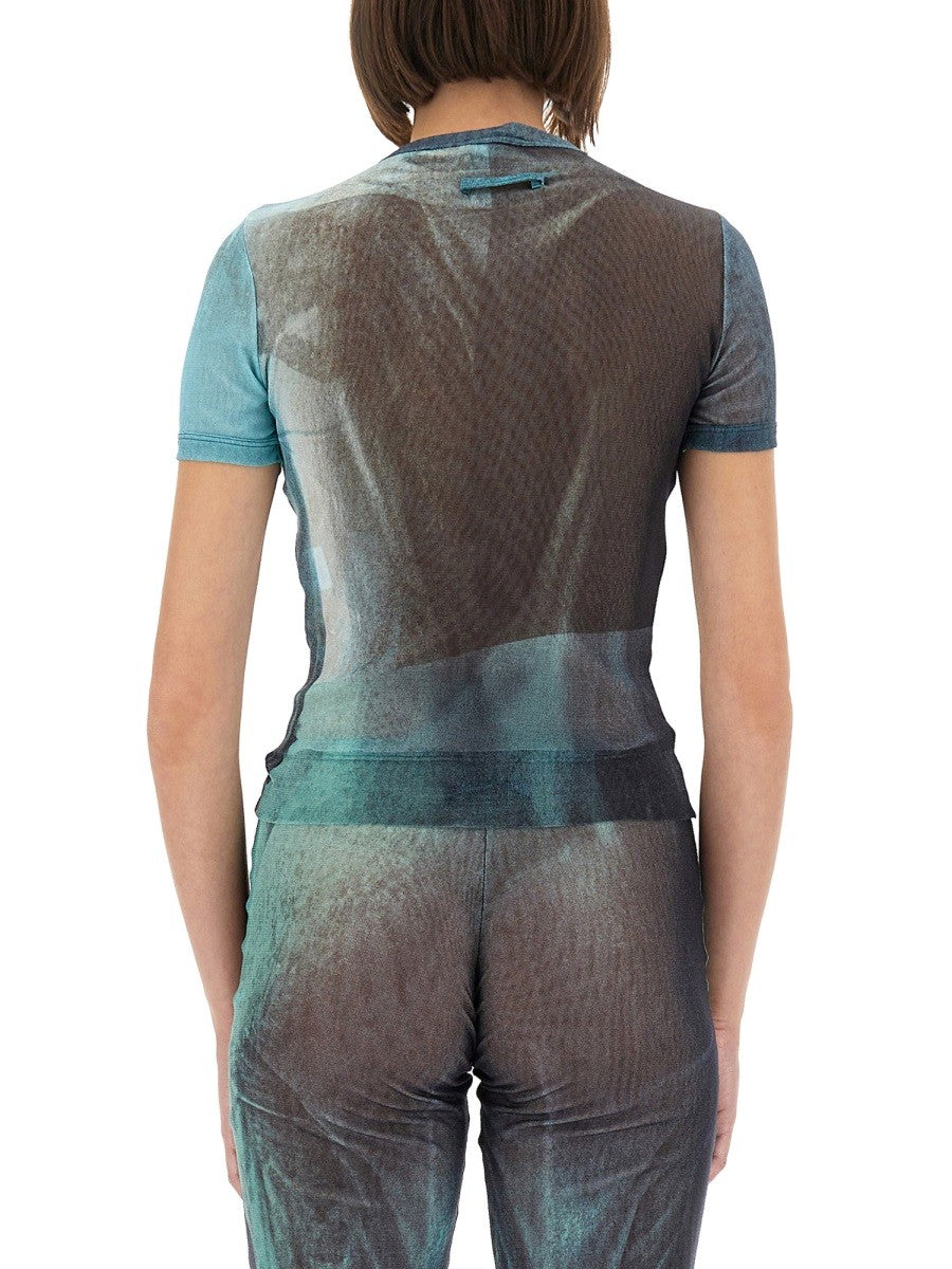 "WATER" MESH T-SHIRT