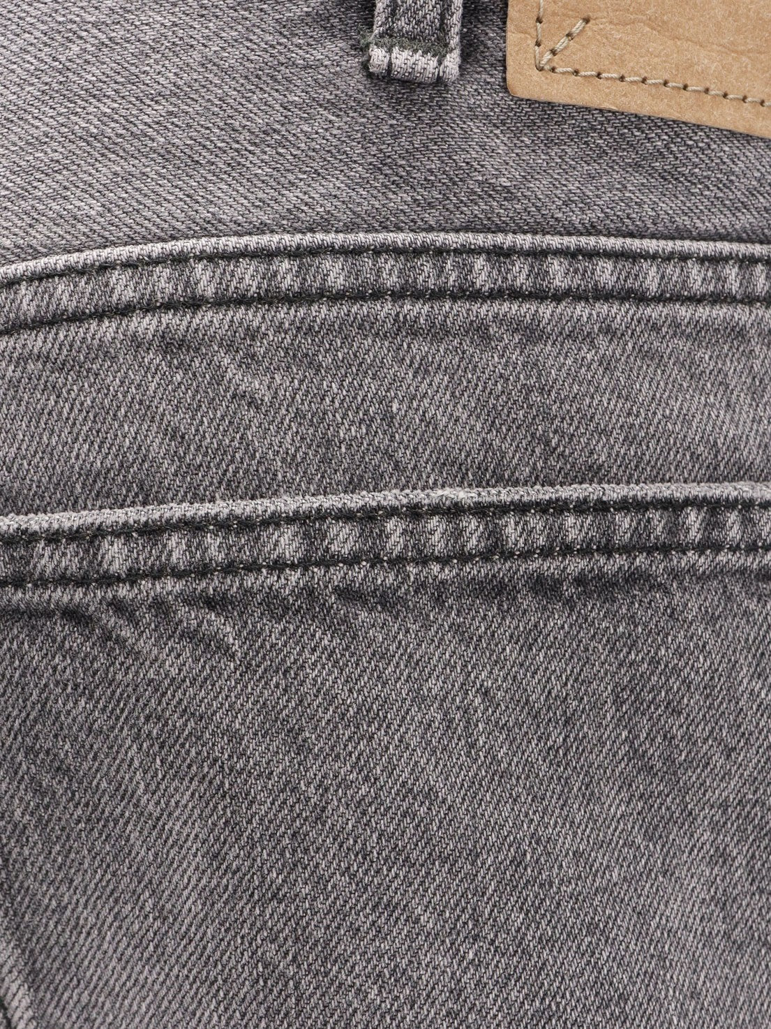 Wesley fringed bottom jeans