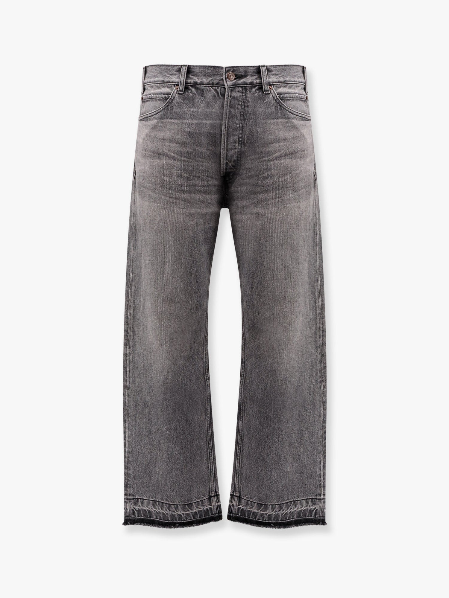 Wesley fringed bottom jeans