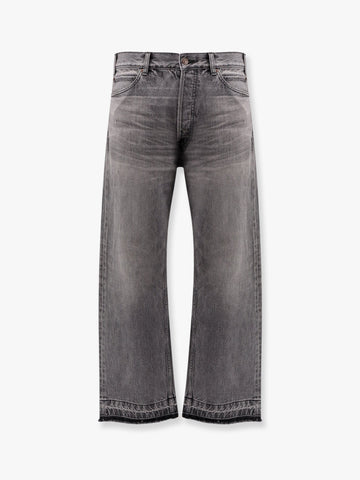 Wesley fringed bottom jeans