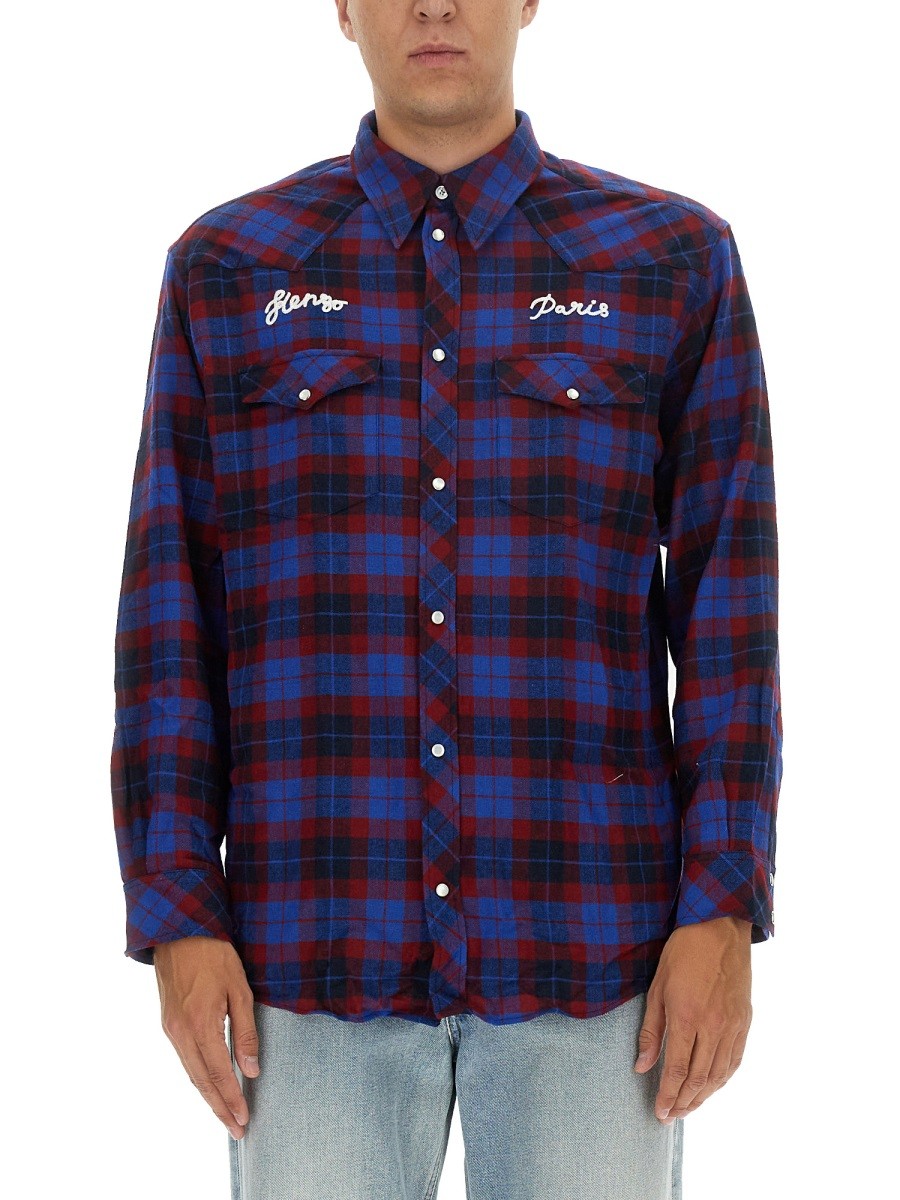 WESTERN SHIRT WITH LOGO