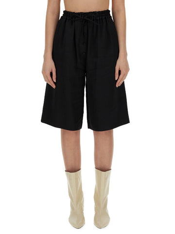 WIDE LEG BERMUDA SHORTS
