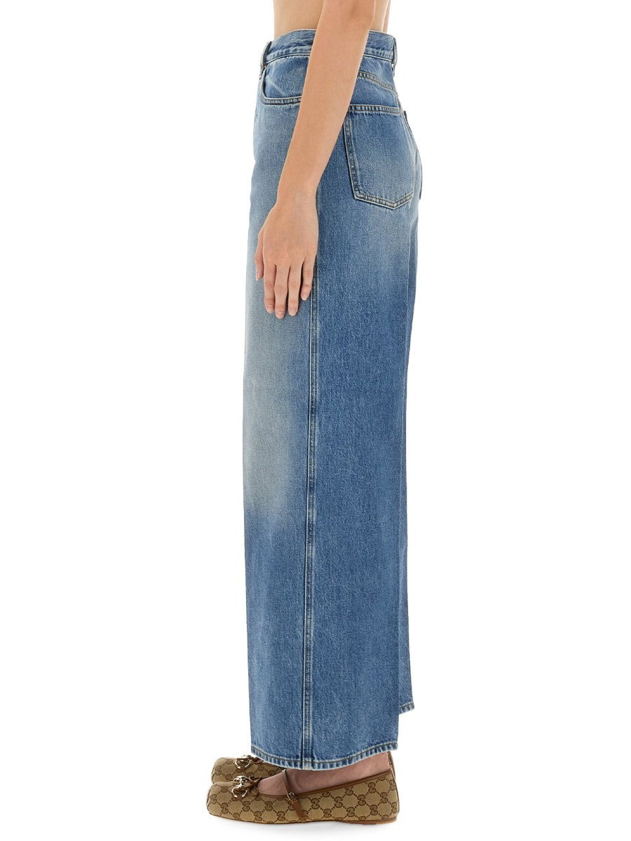 "WIDE-LEG" JEANS