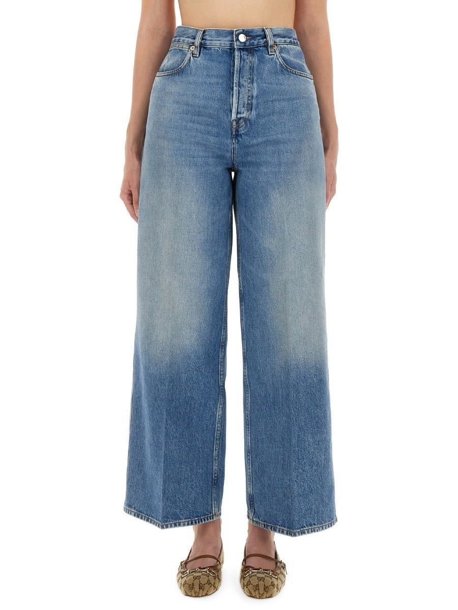 "WIDE-LEG" JEANS