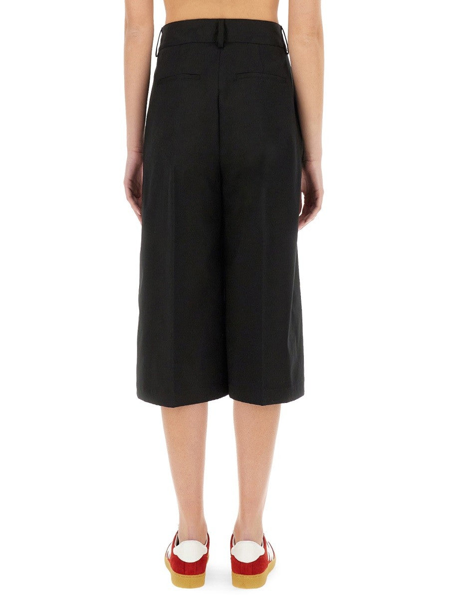 "WIDE-LEG" MIDI PANTS