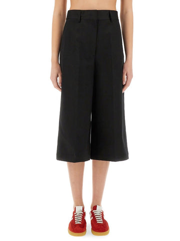 "WIDE-LEG" MIDI PANTS