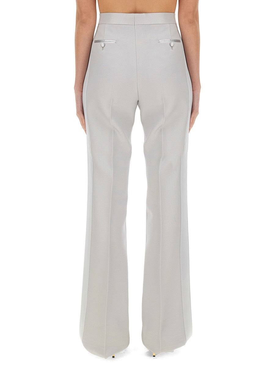 WIDE LEG TUXEDO TAILORED PANTS