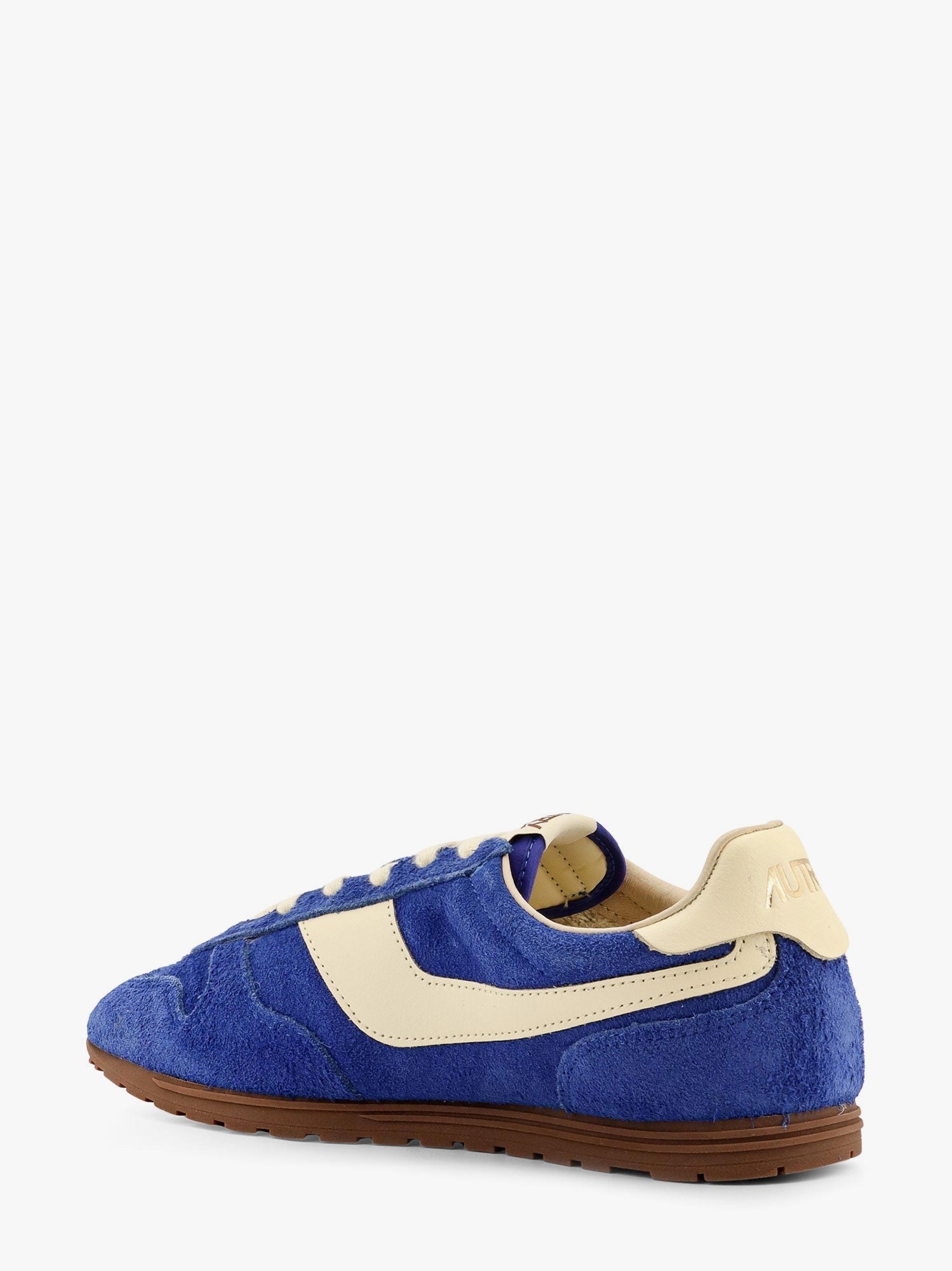 Windspin low-top suede and leather sneakers