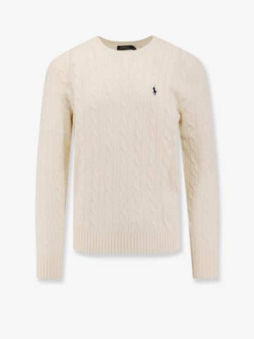 Wool and cashmere cable knit sweater