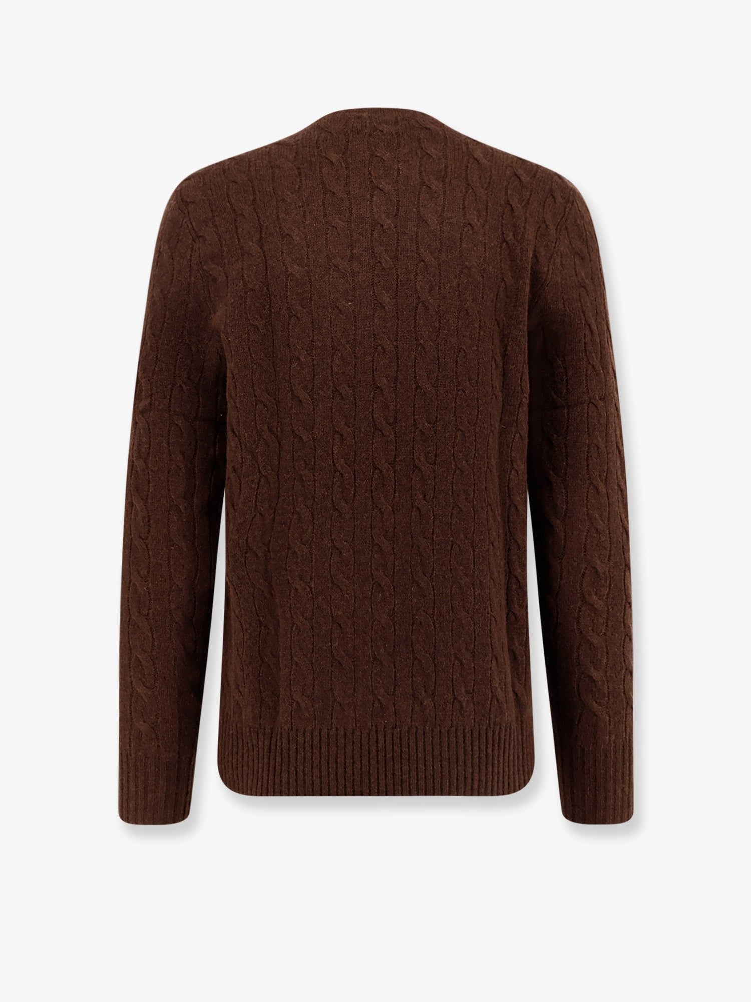 Wool and cashmere cable knit sweater