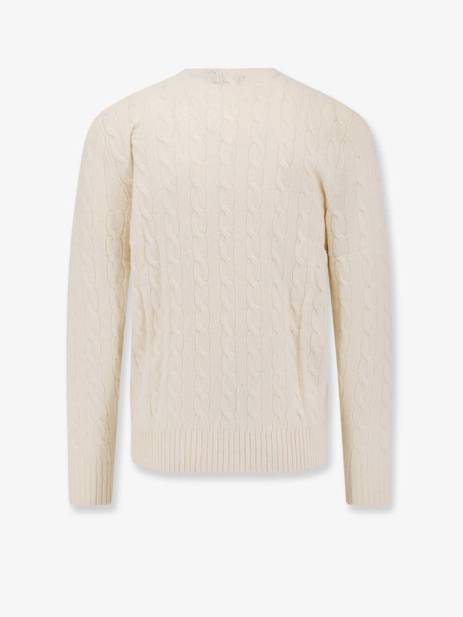 Wool and cashmere cable knit sweater