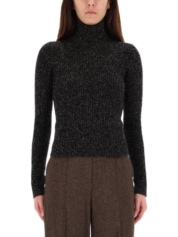WOOL AND CASHMERE MOULINÉ TURTLENECK