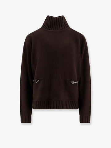 Wool and cashmere turtleneck sweater