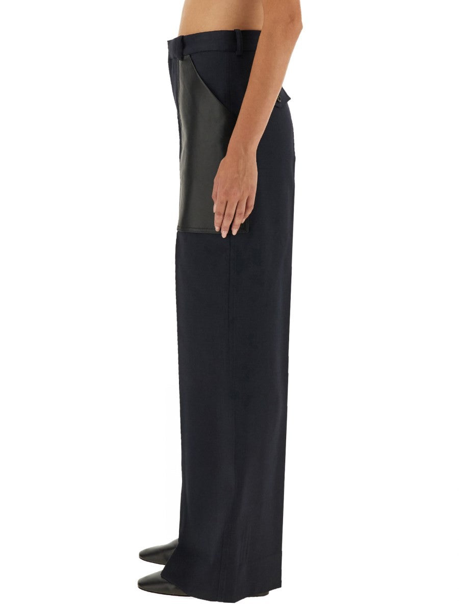 WOOL AND COTTON PANTS