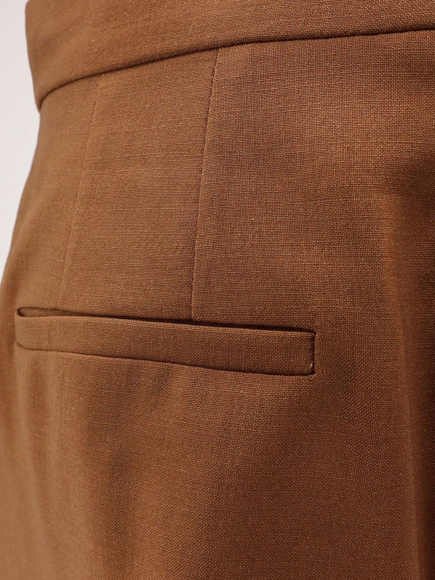 Wool and mohair trousers