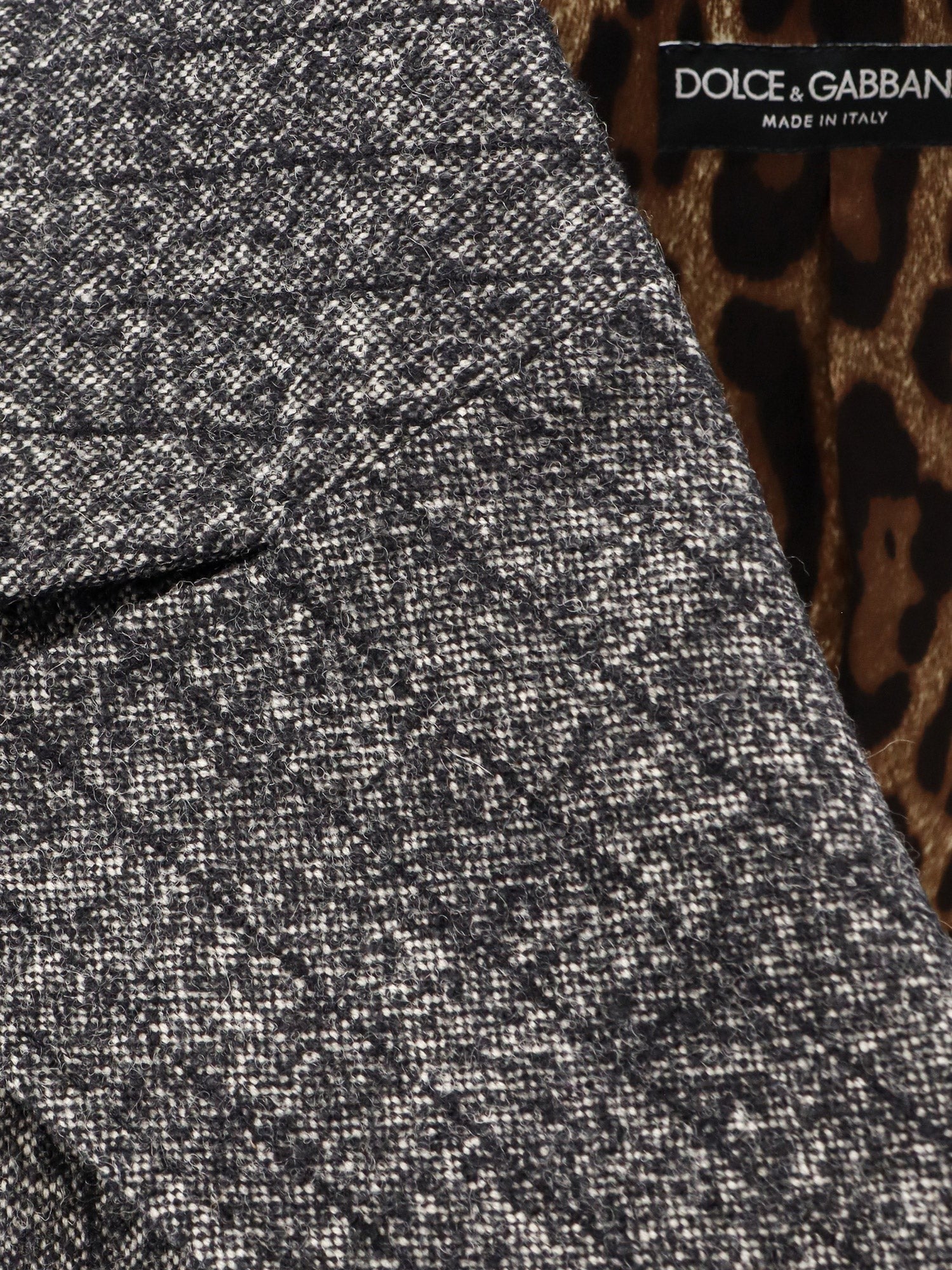 Wool blend striped double-breasted blazer