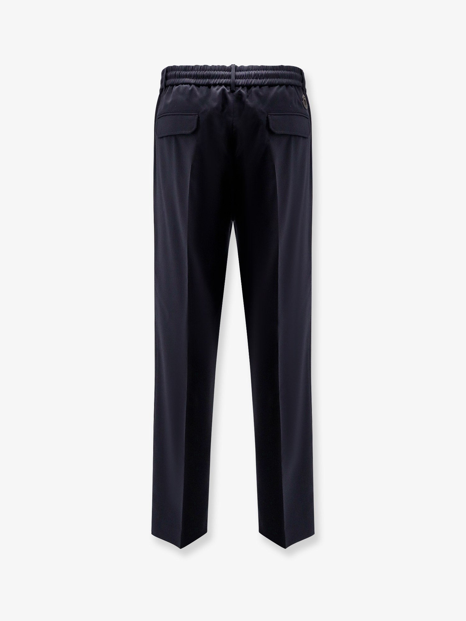 Wool blend trousers