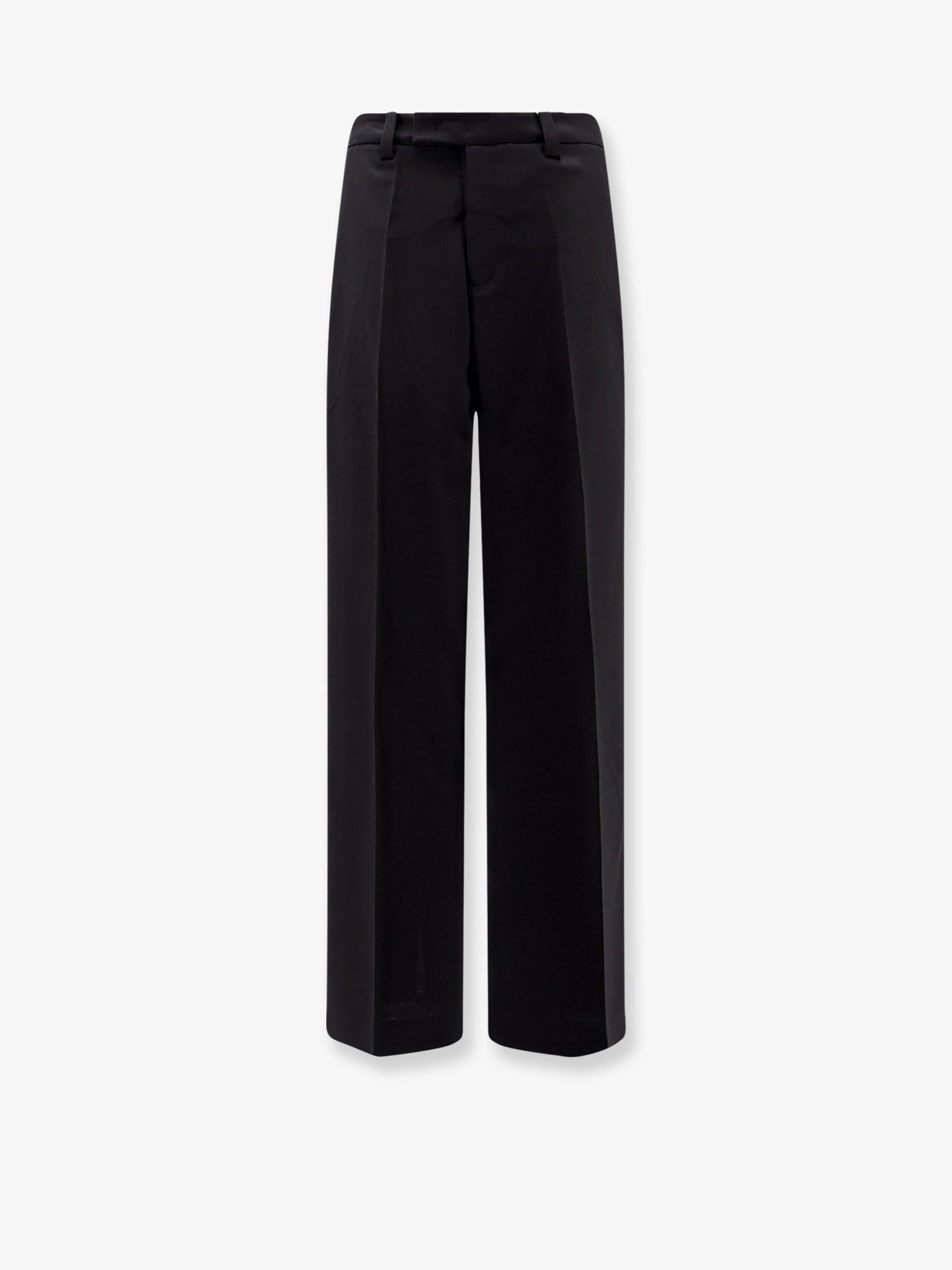 Wool blend trousers