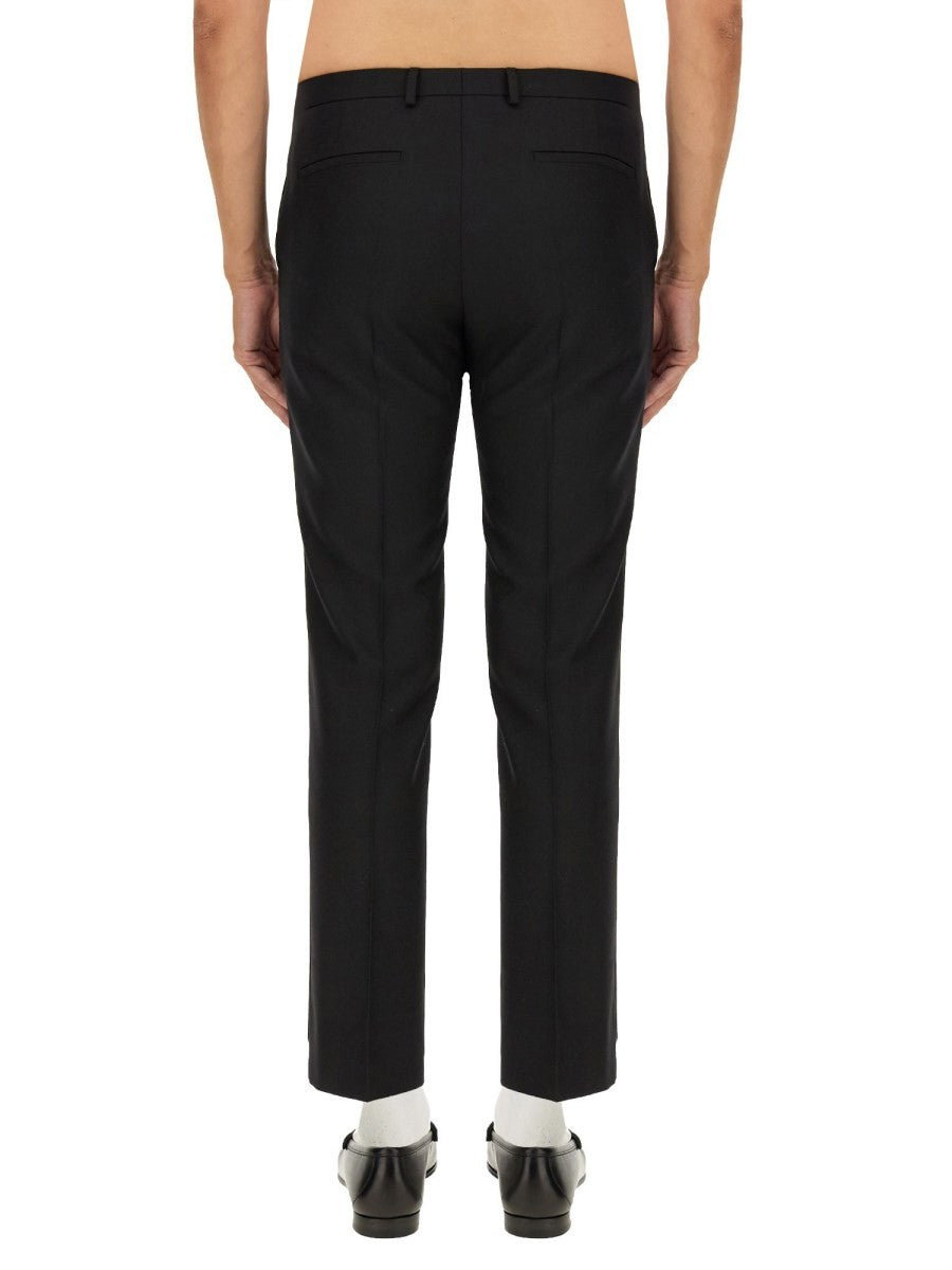 WOOL BLEND TWILL PANTS