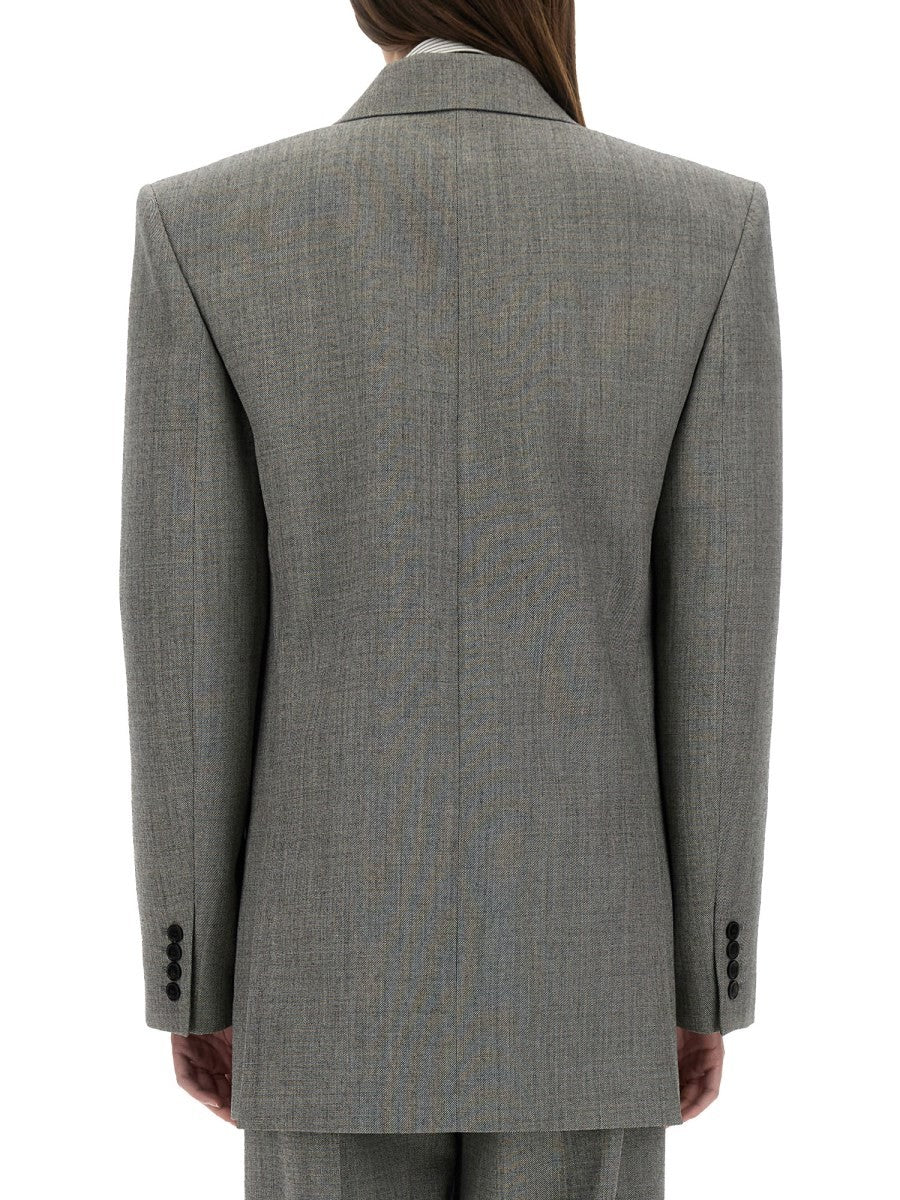 WOOL CHINÉ JACKET
