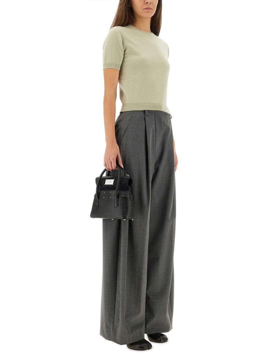 WOOL CREW NECK T-SHIRT