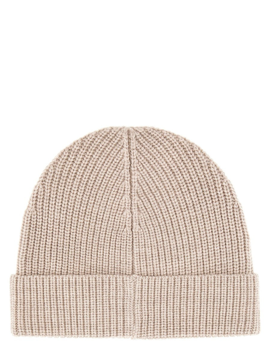 WOOL HAT WITH LOGO PATCH