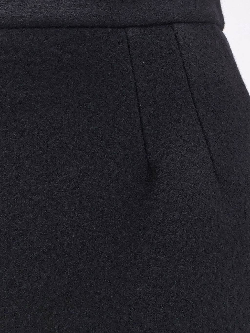 Wool pencil skirt