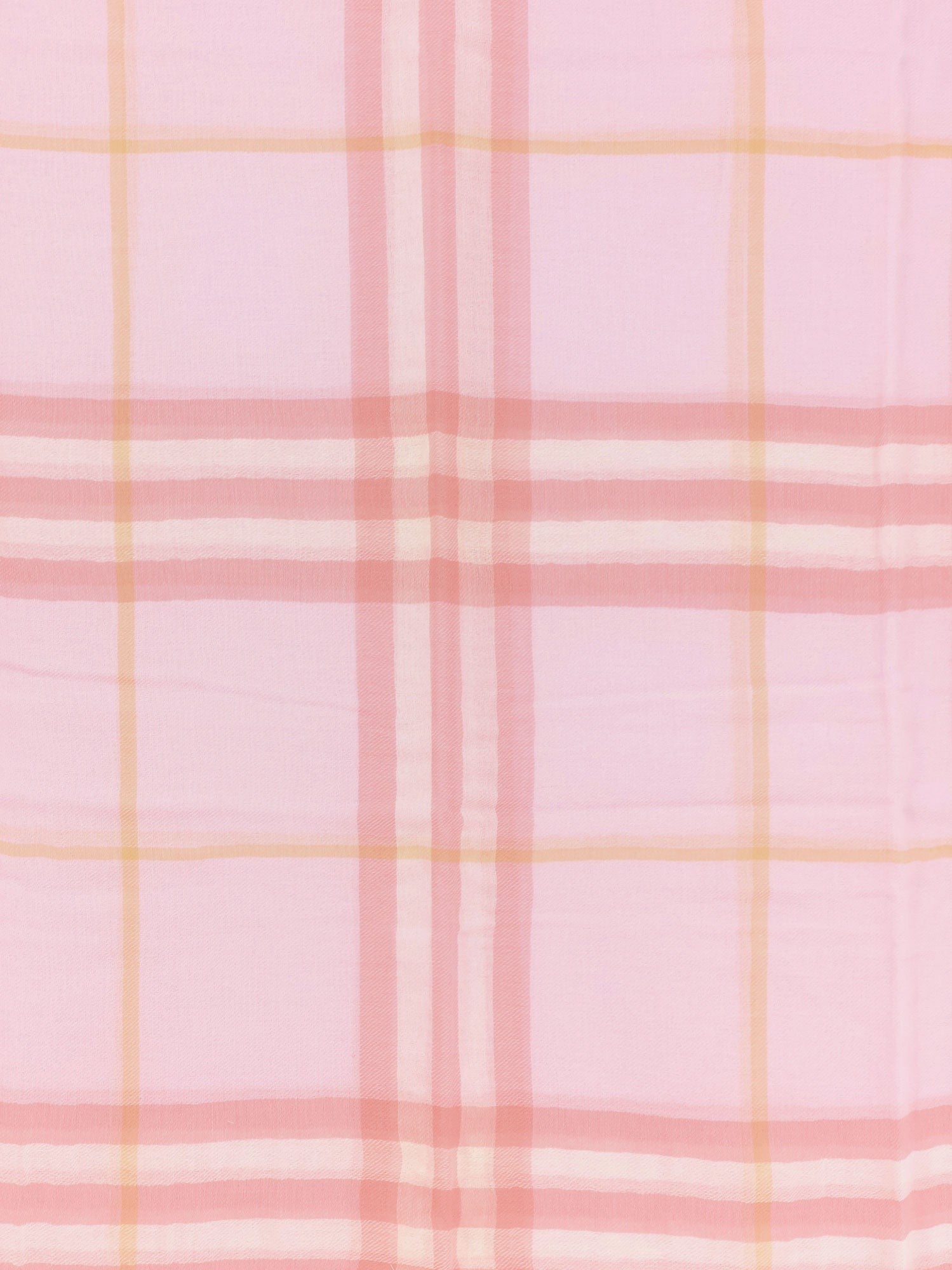 Wool scarf with Burberry Check motif