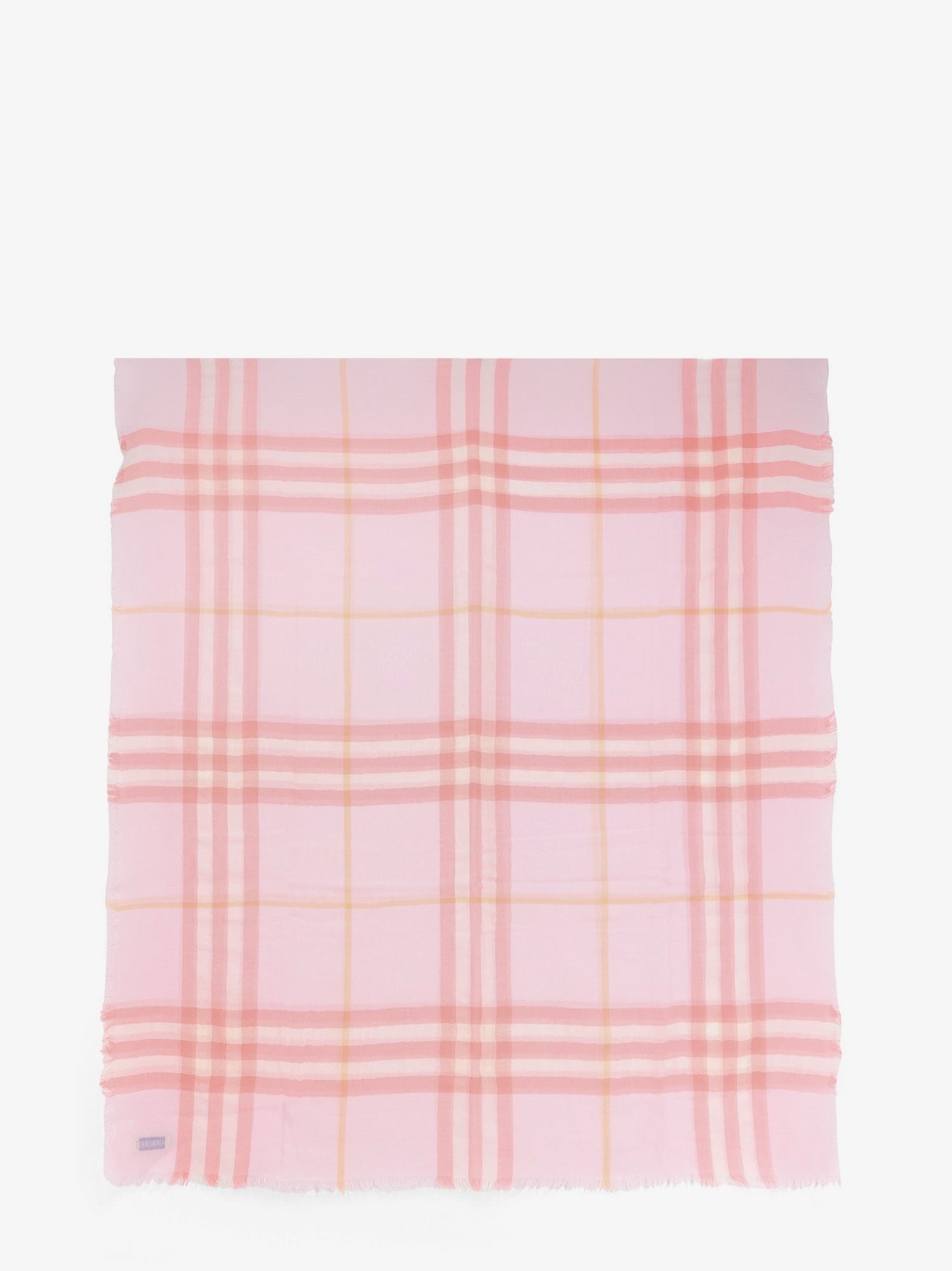 Wool scarf with Burberry Check motif
