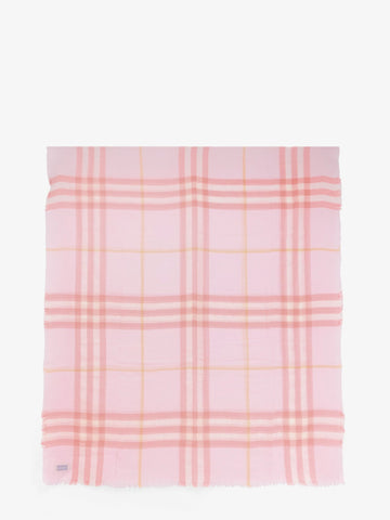 Wool scarf with Burberry Check motif