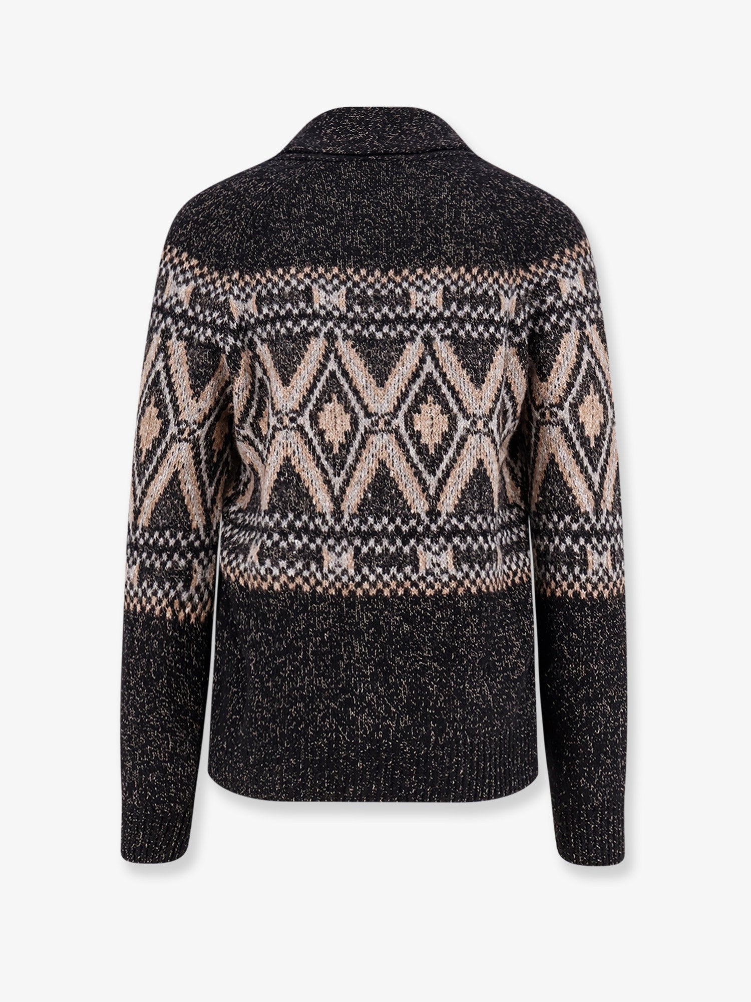 Wool, silk and cashmere cardigan