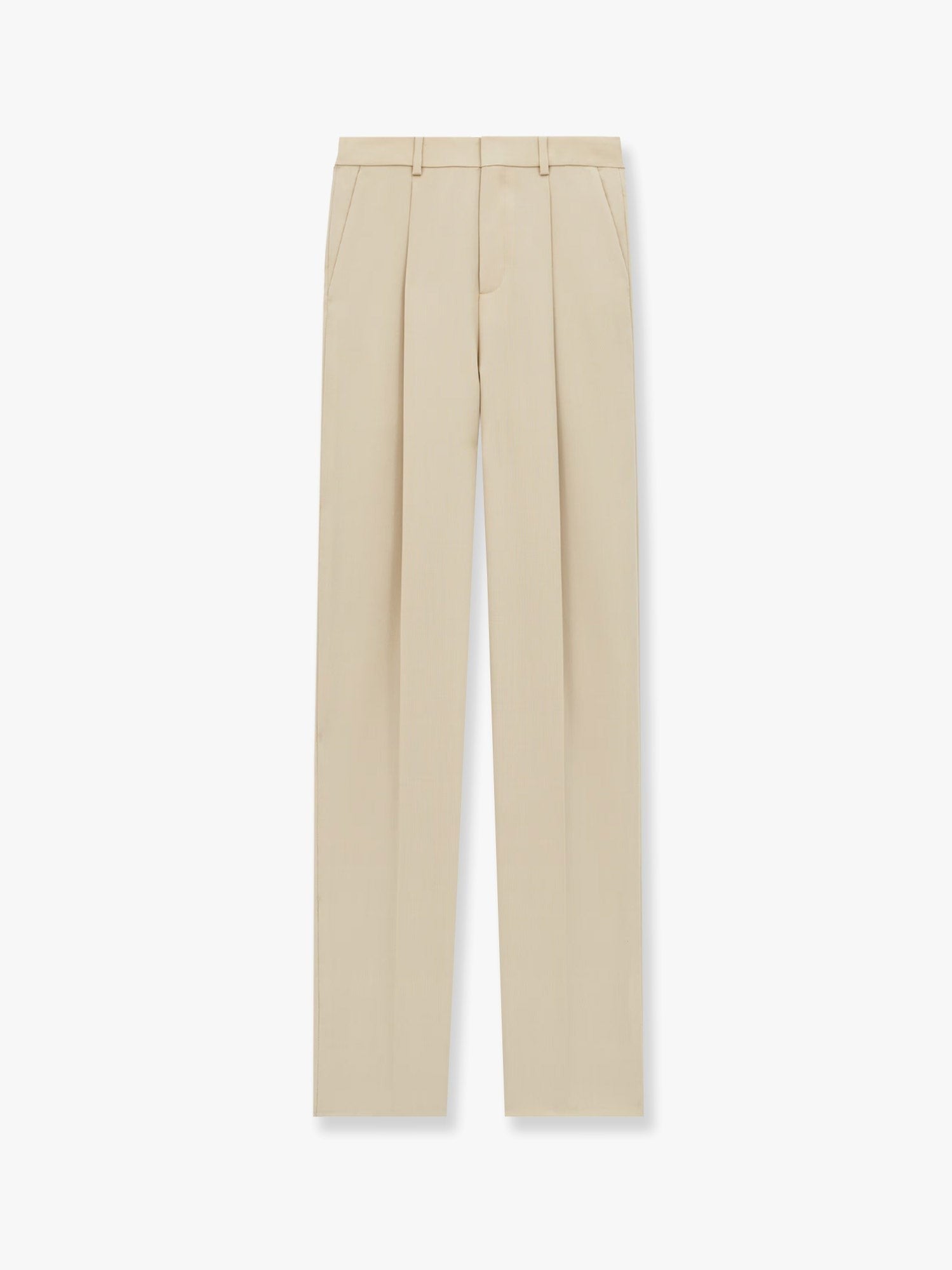 Wool tuxedo trouser with silk lining