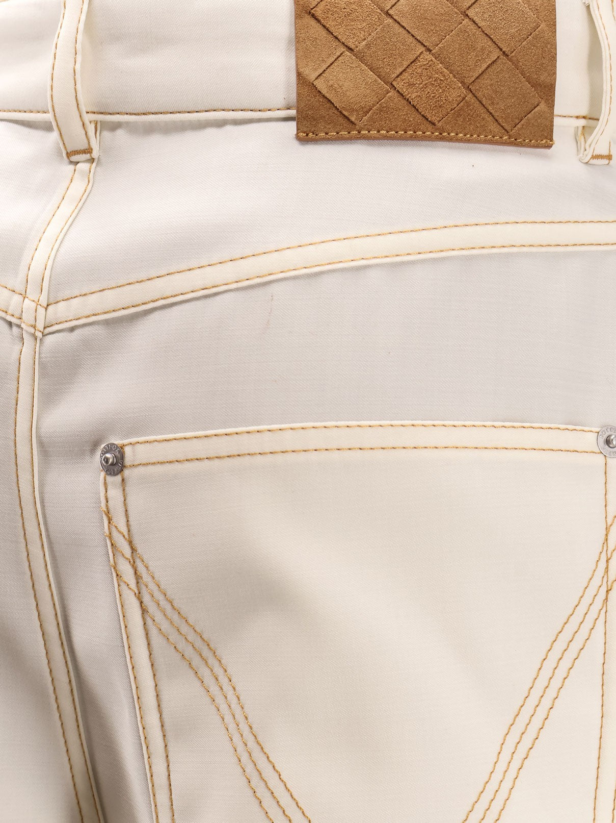 Wool wide leg trouser