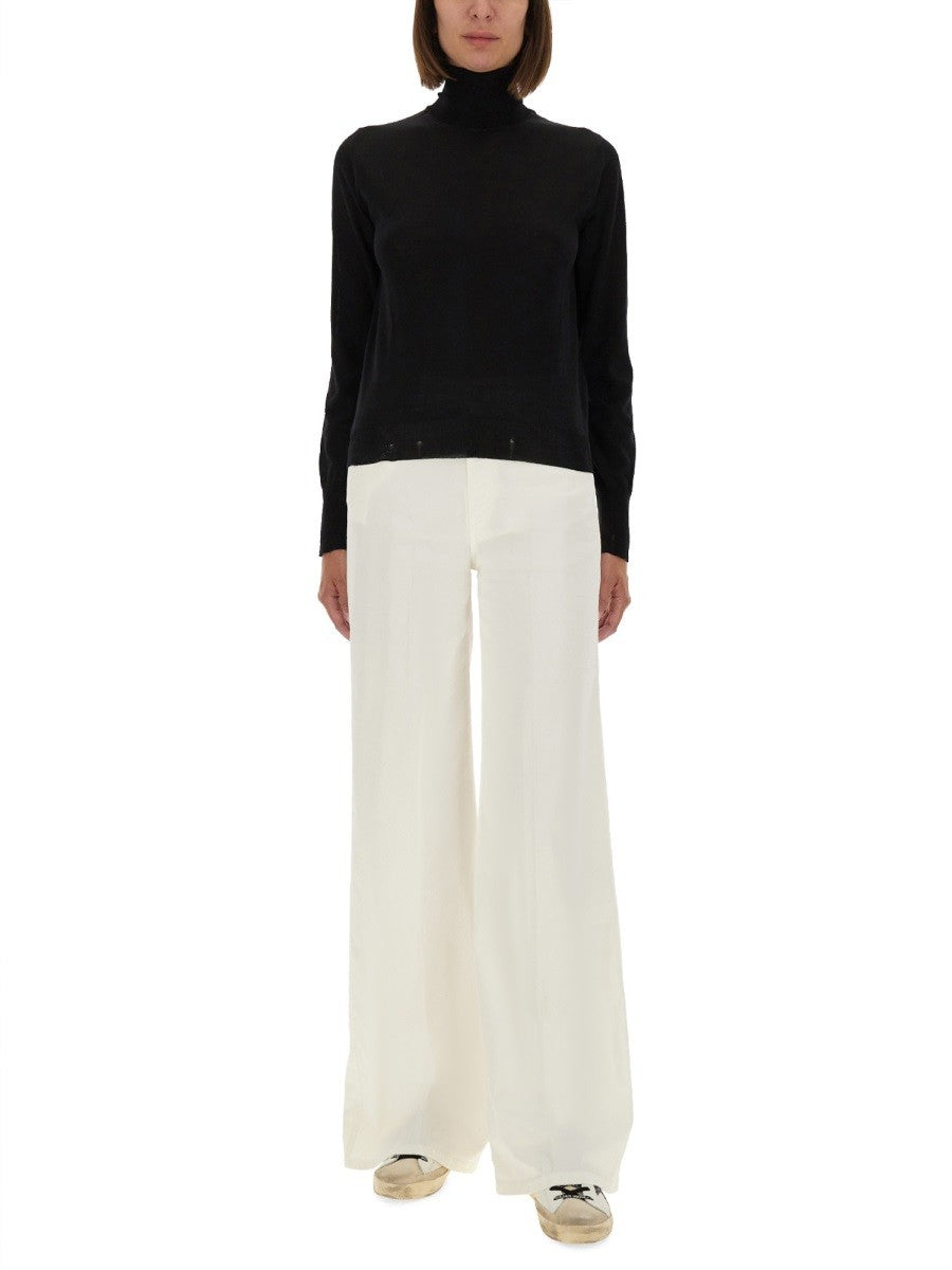 WORN EFFECT WOOL SWEATER