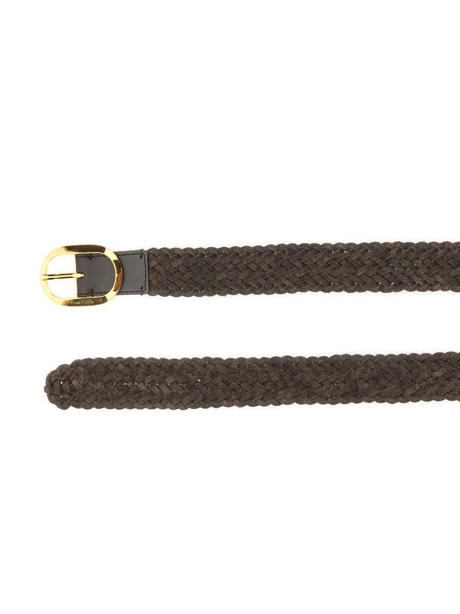 WOVEN LEATHER BELT