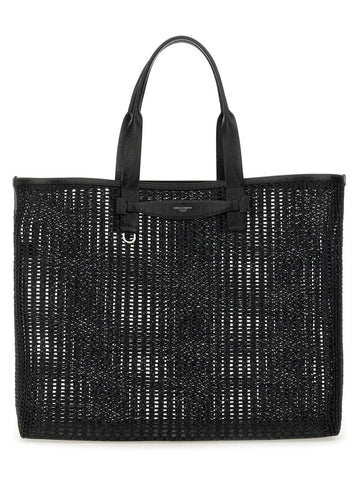 WOVEN MESH SHOPPING BAG