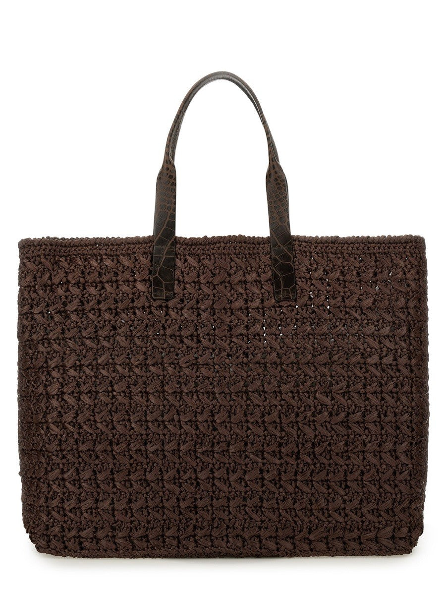 WOVEN MESH SHOPPING BAG
