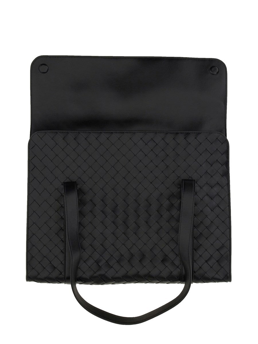 WOVEN PATTERN SHOULDER BAG